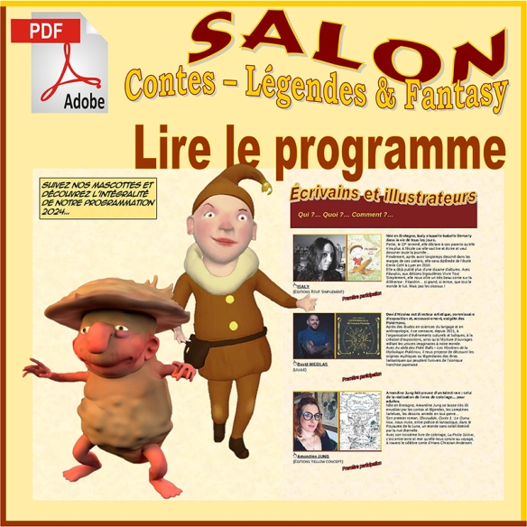 Programme Salon Contes – Légendes & Fantasy 2024
